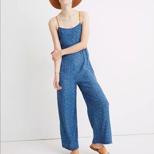 MWT Madewell Wide-Leg Cami Jumpsuit Calico Floral